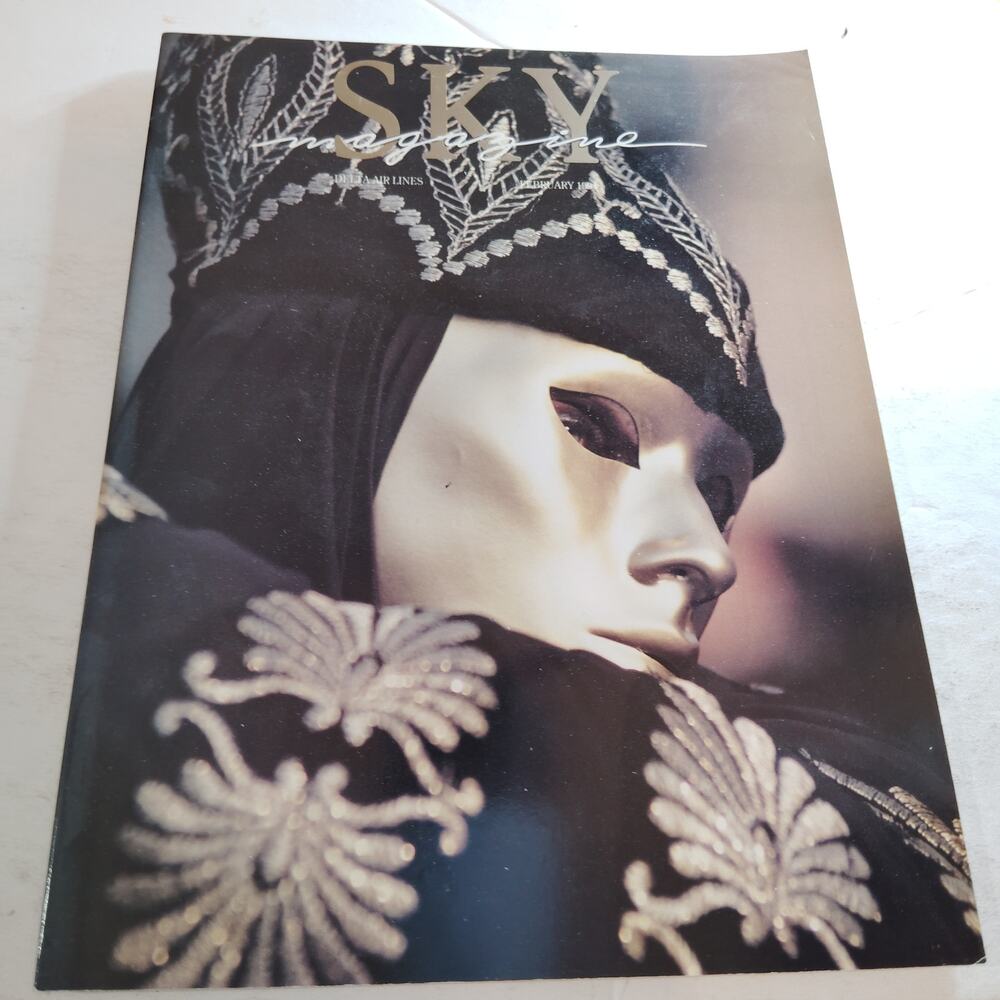 Delta SKY In-Flight Magazine - February 1994 - Vintage Airline Collectible